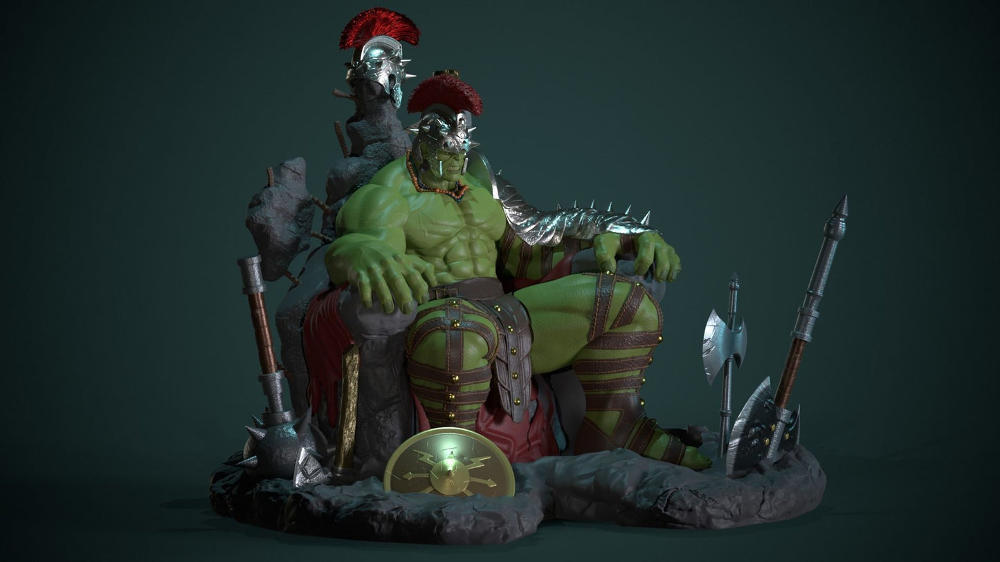 STL Fanart Angry Green Throne