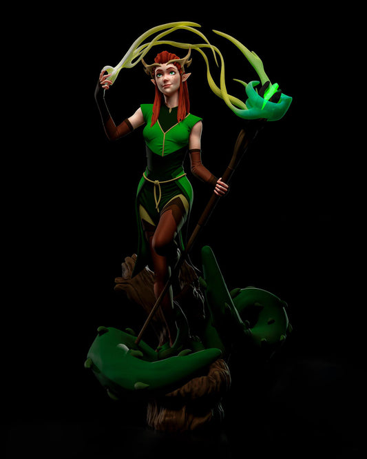 STL Fanart VM Keyleth (Includes Pre Supported and Bust)