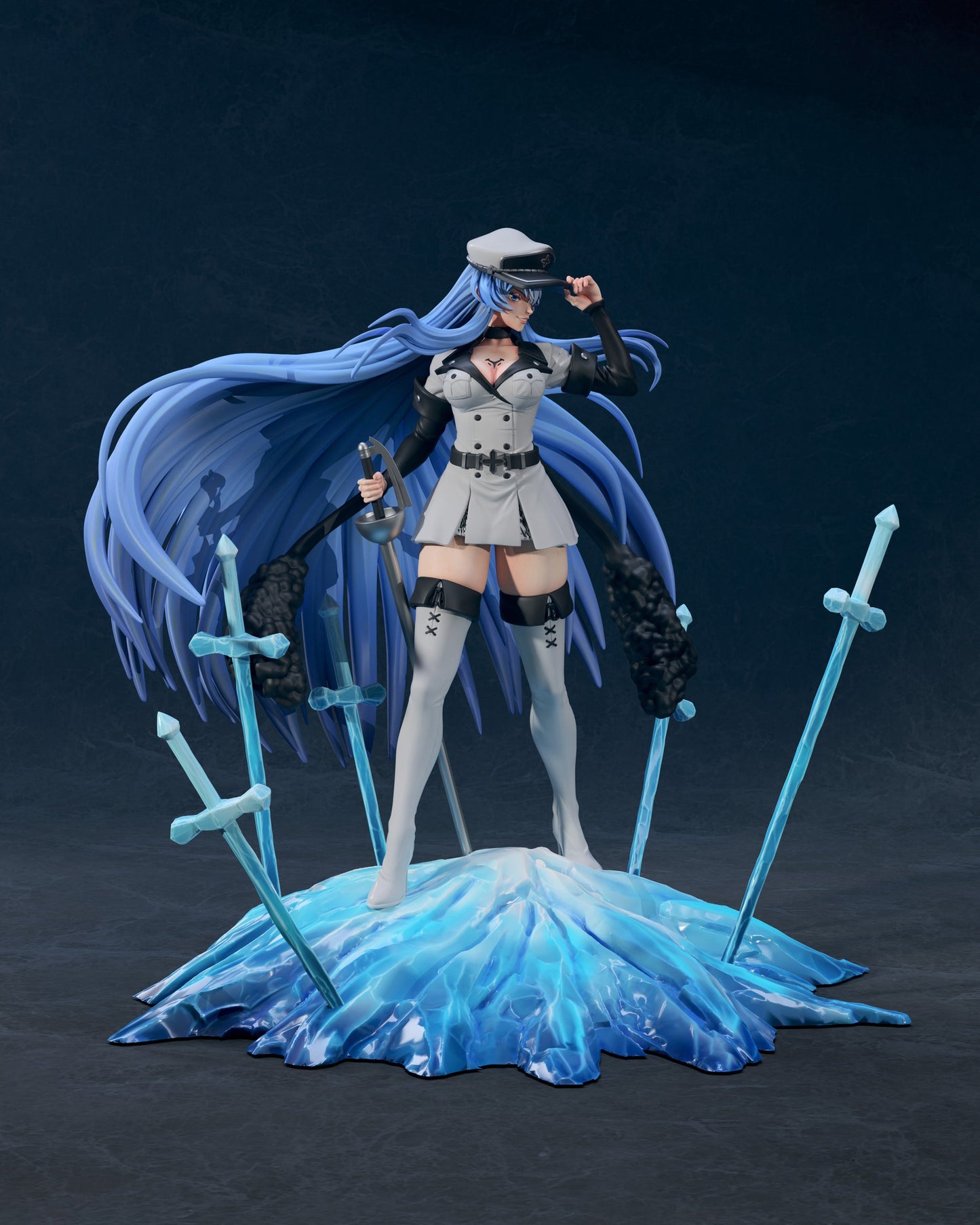 STL Fanart Esdeath (Includes Pre Supported)