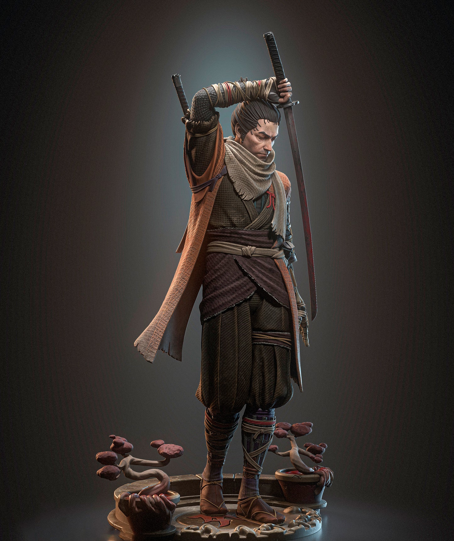 STL Fanart Sekiro (Includes Pre Supported and Bust)