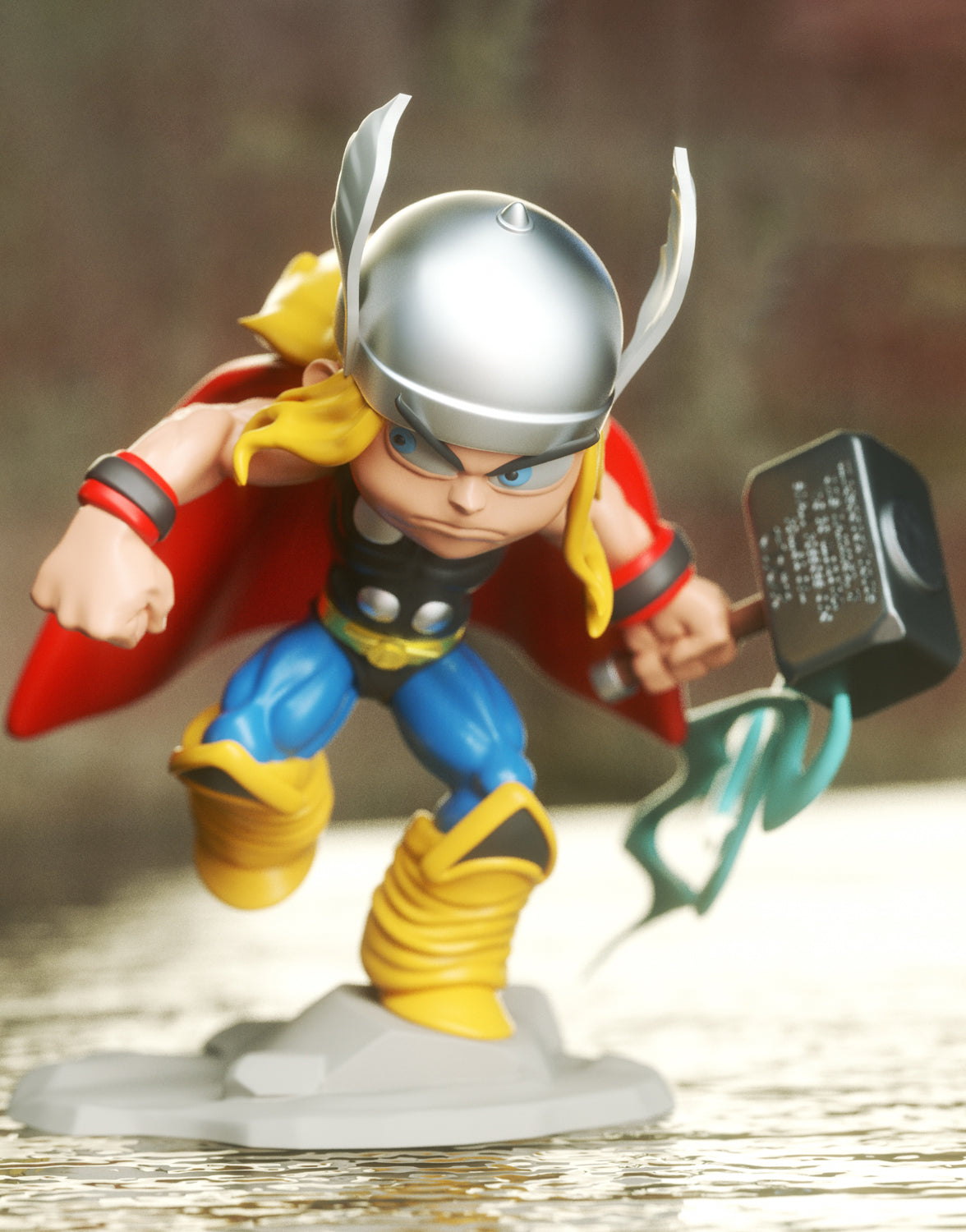 STL Fanart Thanos vs Avengers Chibi Diorama (Includes Standalones)