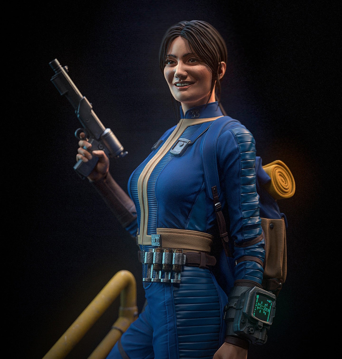 STL Fanart Fallout Lucy #2 (Includes Pre Supported and Bust)