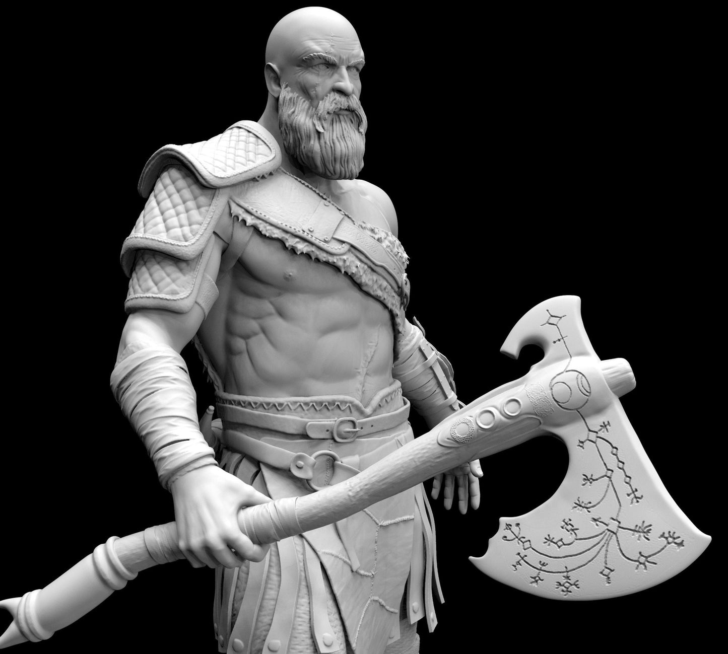 STL Fanart Kratos 2018 #3