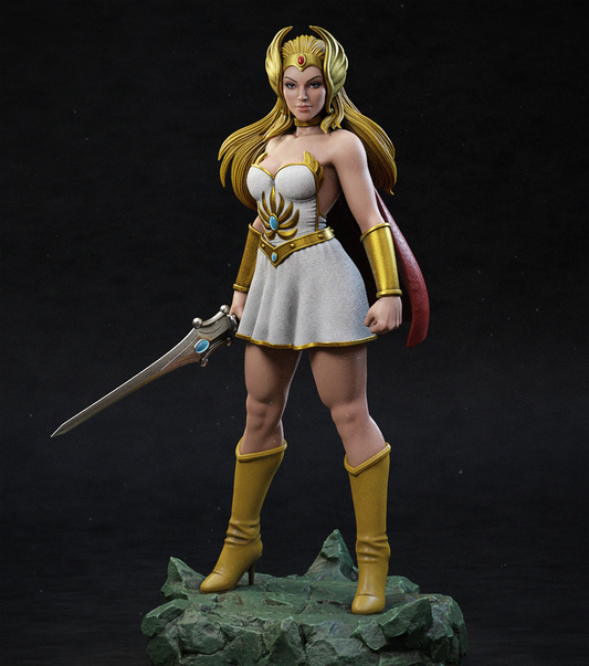 STL Fanart Masters She-Ra (Includes Pre Supported)