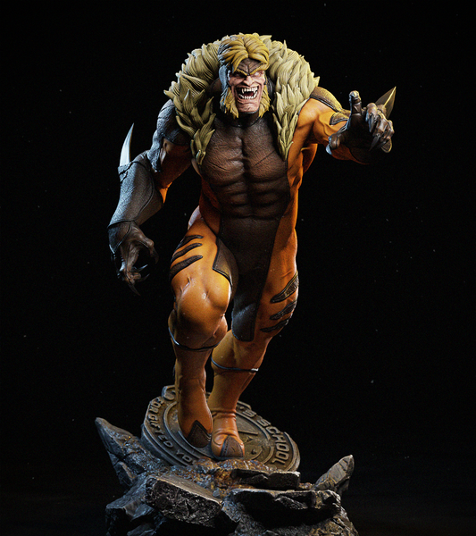 STL Fanart X-Guys Sabretooth (Includes Pre Supported)